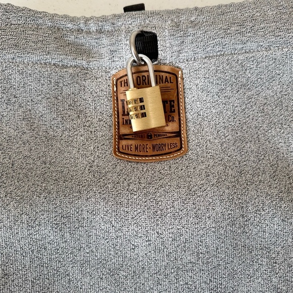 LocTote Original Industrial Bag Co Flak Sack Backpack Bag Gray Black *read - Picture 3 of 5